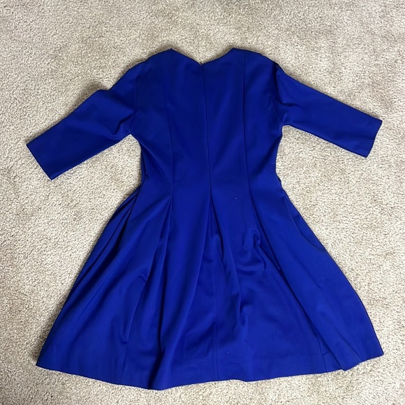 Vintage Gap Blue MIDI Pleated Dress - Picture 11 of 12